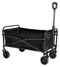 Vagn Hopfällbar Svart